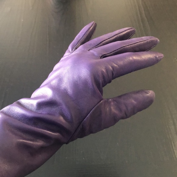 Fownes Accessories Vintage Fownes 0 Cashmere Lined Leather Gloves